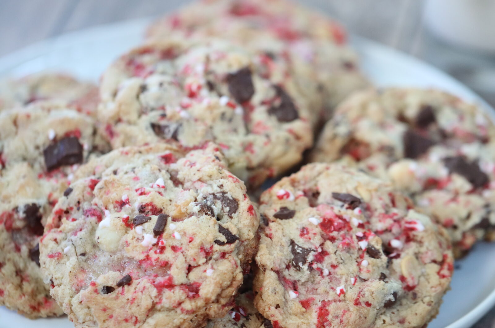 Triple Chocolate Peppermint Cookies
