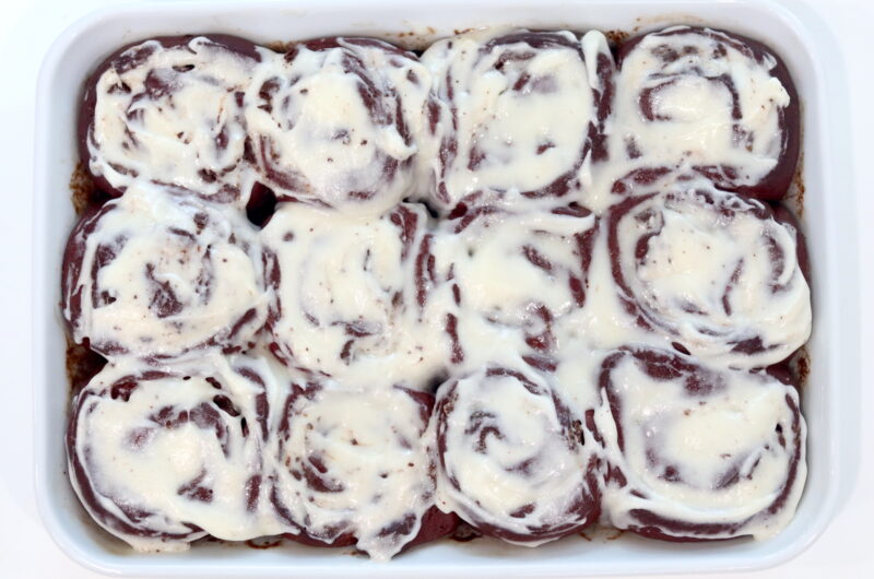 Red Velvet Cinnamon Rolls