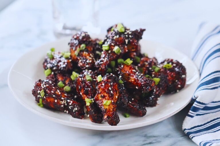 EASY KOREAN AIR FRYER CHICKEN WINGS