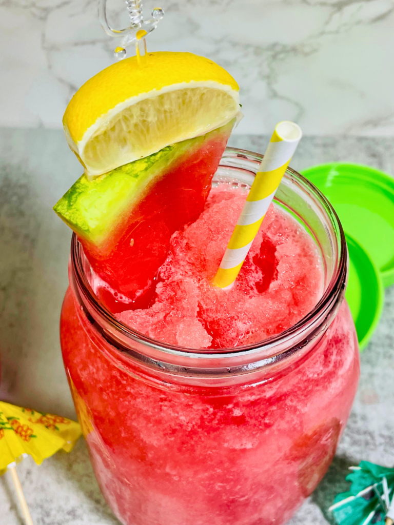 Easy Frozen Watermelon Lemonade Recipe