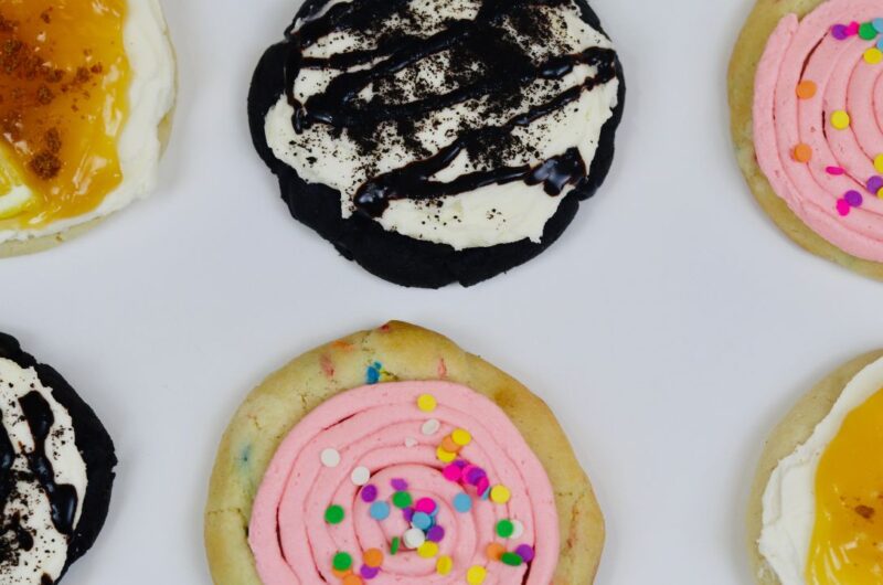 Copycat CRUMBL COOKIES Made With Boxed Cake Mix
