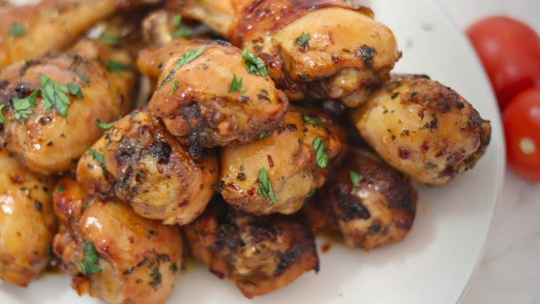 Baked Chipotle Honey Chicken Drumsticks