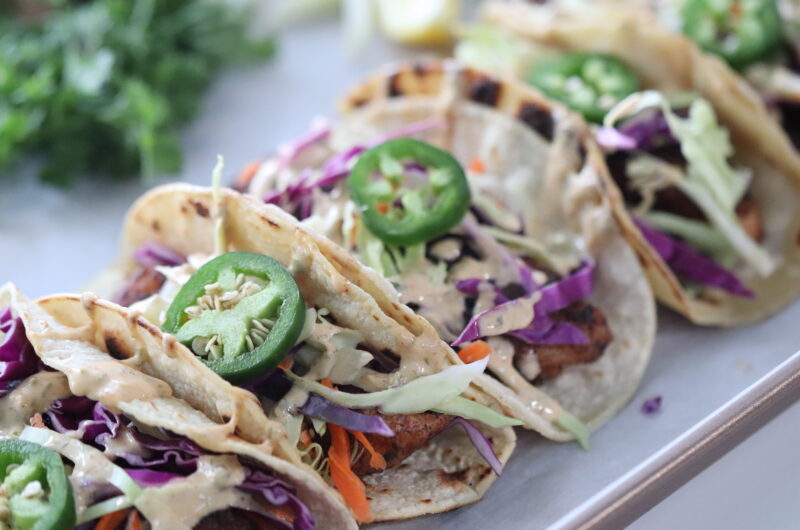 Blackened Fish Tacos With Remoulade Sauce