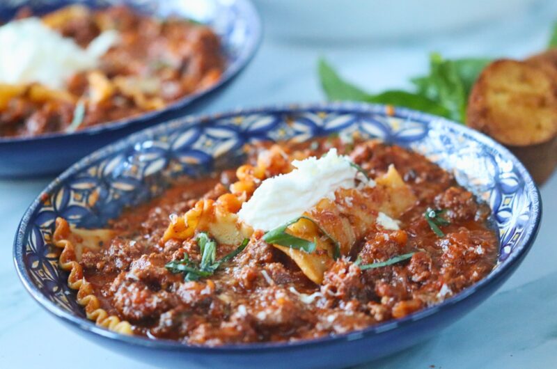 Lasagna Soup