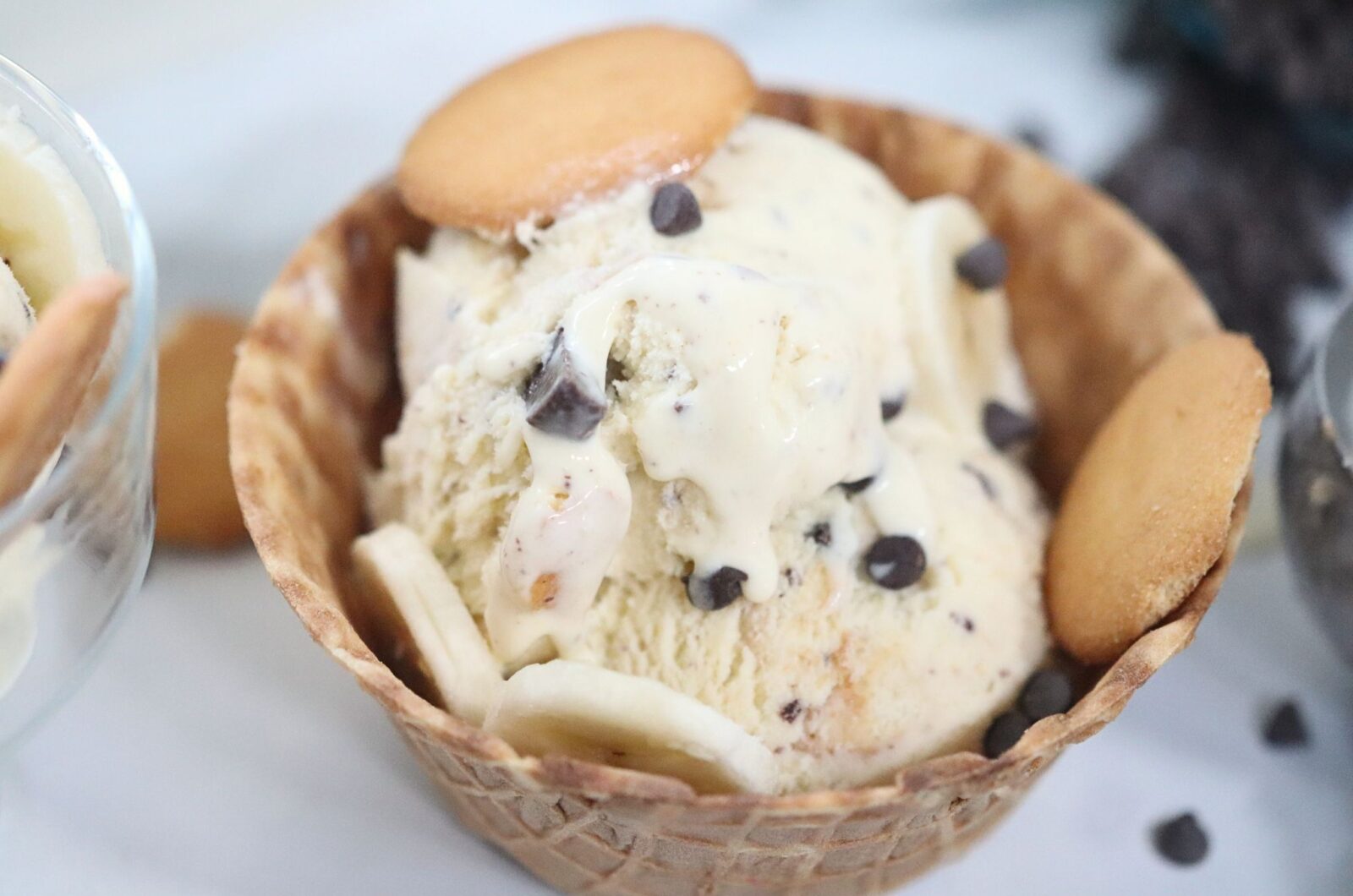 Chocolate Chip Banana Pudding Ice Cream
